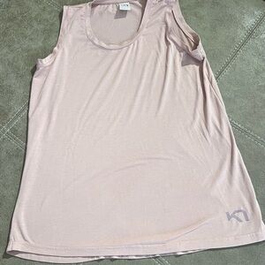 Kari Traa Pink Tank Top Soft Knit Casual